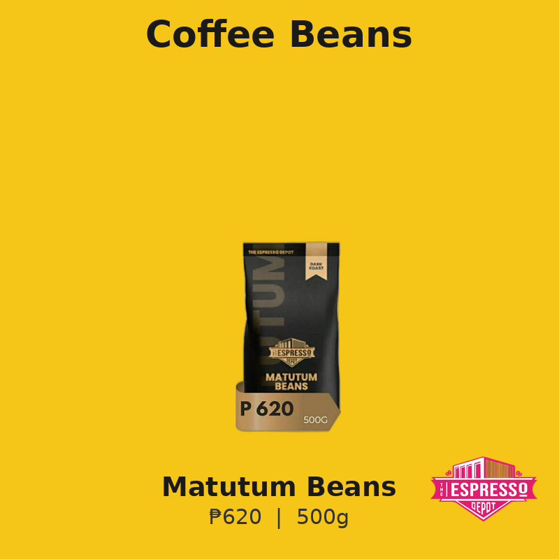 Espresso Depot Matutum Beans 500g